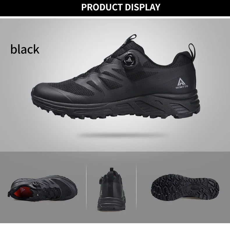 HUMTTO Men's Sneakers Luxury Designer Trail Shoes for Men Anti-slip Sports Hiking Sneaker Man Breathable Outdoor Trekking Boots