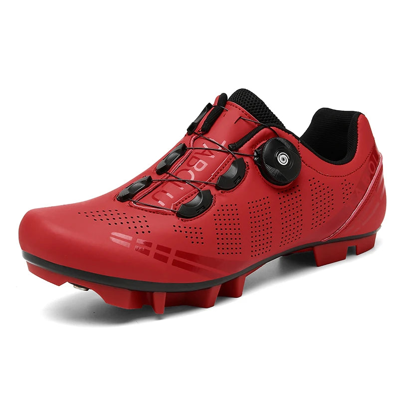 MTB Cycling Shoes Breathable Men’s and Women’s Off-Road Mountain Bike Cycling Shoes Self-Locking Speed Mountain Bike Pedal Shoes