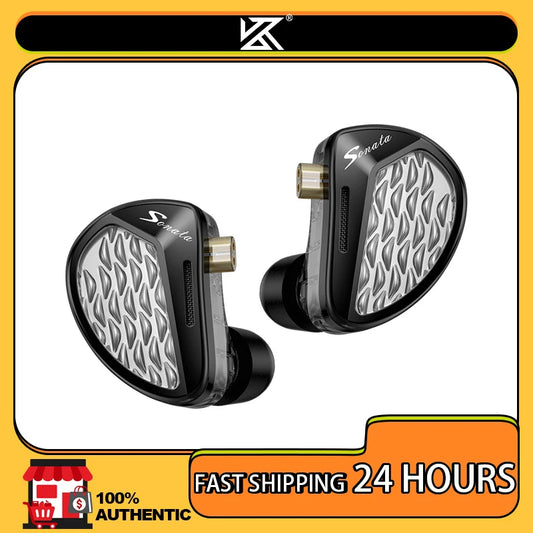KZ Sonata 28BA HiFi Wired In-Ear Headphones, Tunable Balanced Armature Earphones for Audiophile Music, Gaming & Studio Monitoring