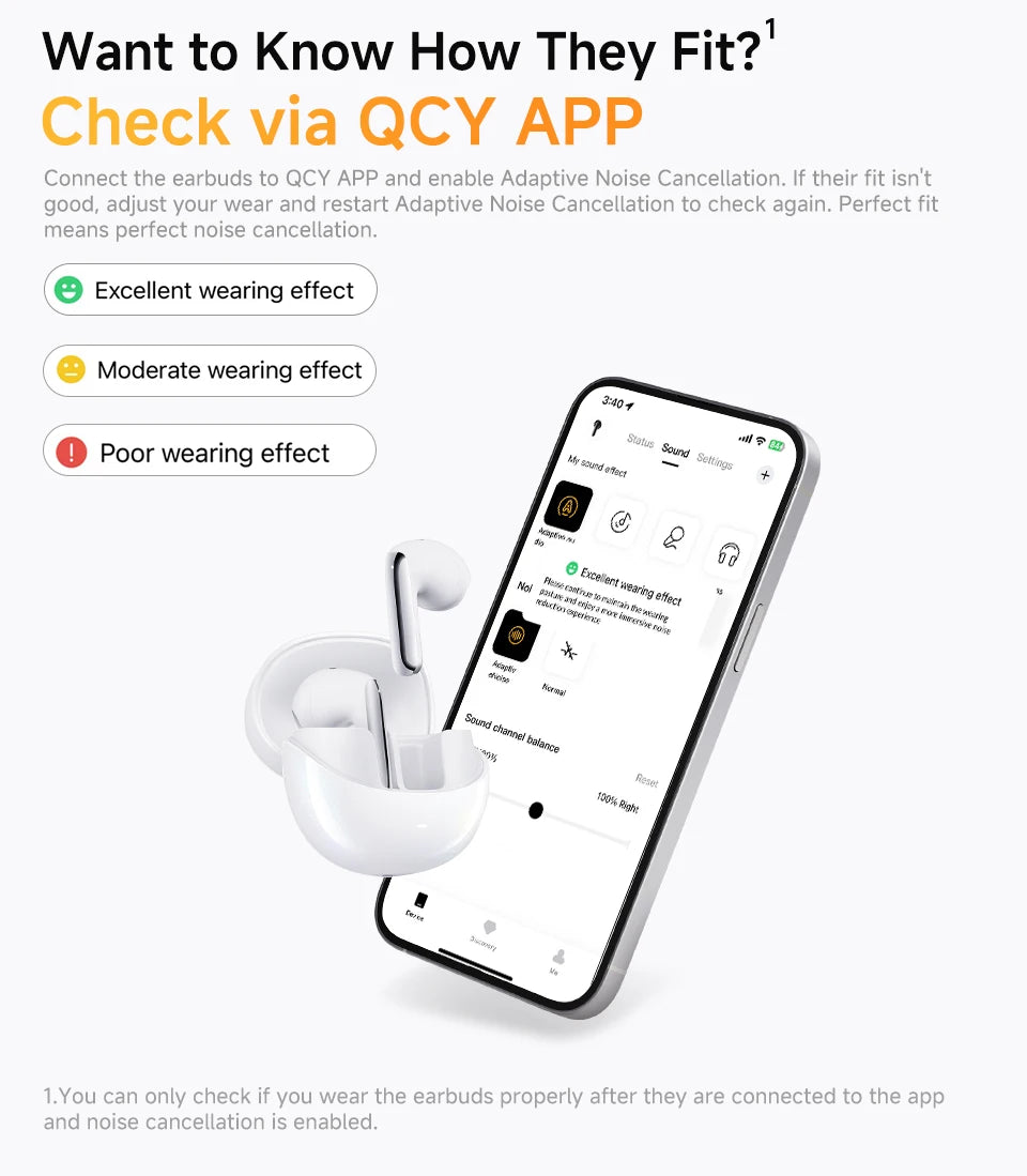 QCY HT10 AilyBuds Pro+ ANC Wireless Earbuds – Hi-Res LDAC Bluetooth 5.3 Earbuds, 6 Mic AI HD Call, Adaptive Noise Cancelling TWS Earphones with Multipoint Connection