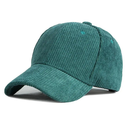 Unisex Corduroy Corduroy Baseball Cap Adjustable Sun Hat Hip Hop Cap Men