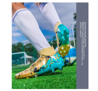 Brand Fashion Football Sneakers for Men and Women Professional Field Boots Big Size 46 Long Spikes Soccer Cleats Men's Football Boots
