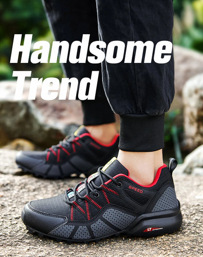 2025 Hiking Shoes for Men Non-slip Wear-resistant Comfortable Outdoor Hiking Sports Shoes Outdoor Running Shoes Walking Sports Shoes