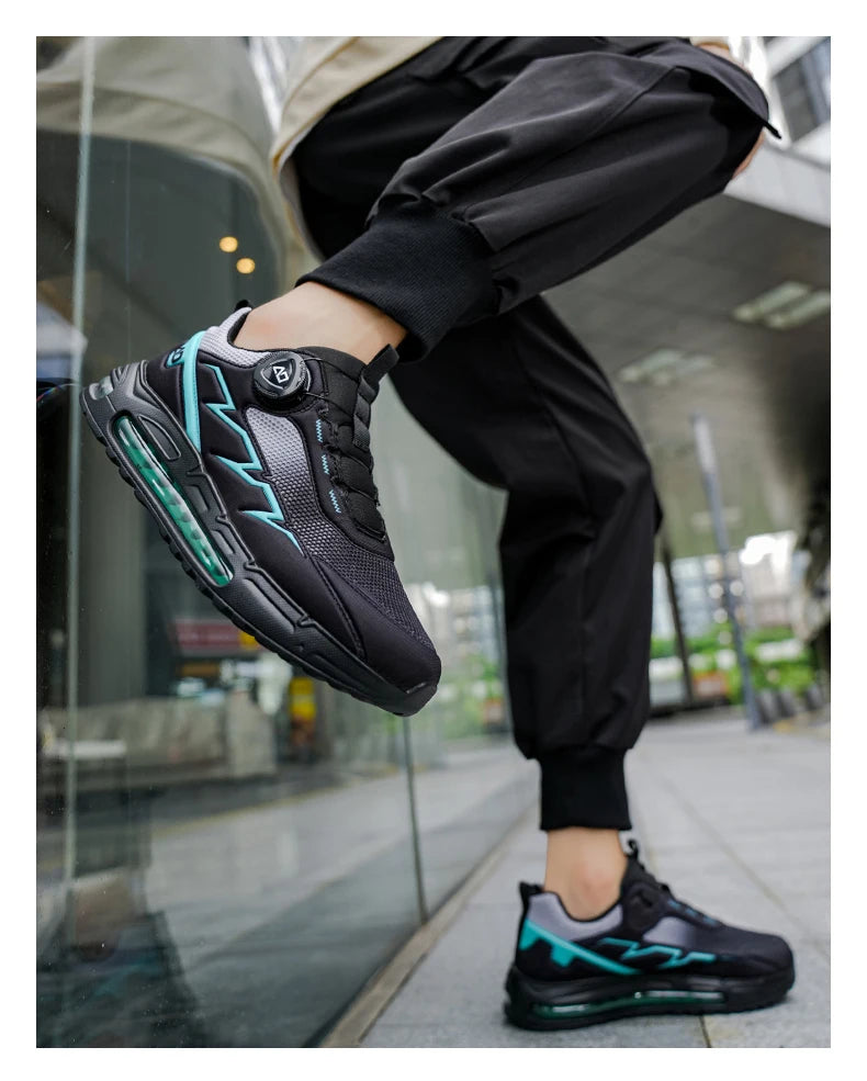 Frühlings- & Sommer-Laufschuhe für Herren – Outdoor-Wanderschuhe, abriebfeste Trailschuhe mit BOA-Verschluss, atmungsaktiver Sport- & Freizeitstil