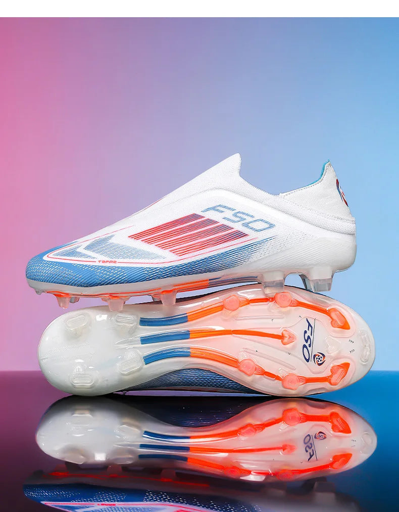 New Men's Football Boots Turf Comfortable Soccer Shoes Sport FG Grass Cleats Futsal Non-Slip Outdoor Adult Ultralight Non-Slip