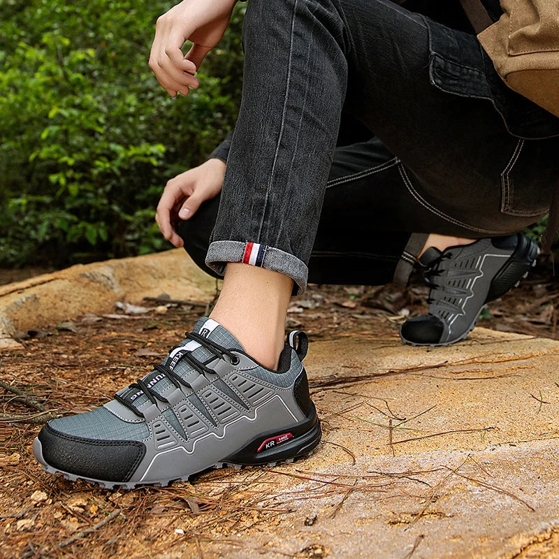 Men’s Lockless Cycling Shoes, Outdoor Mountain Cross-Country Non-Slip Hiking Shoes, Breathable Sports Shoes, Road Cycling Shoes