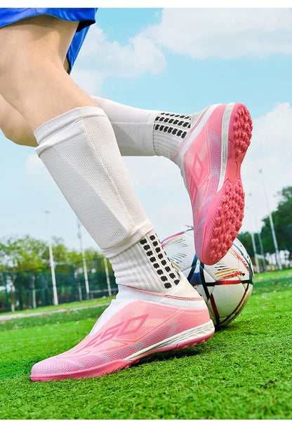 Men's New Indoor TF Football Boots High Quality Training Original Male Breathable Non-Slip Soccer Shoes Turf Futsal Football Shoes
