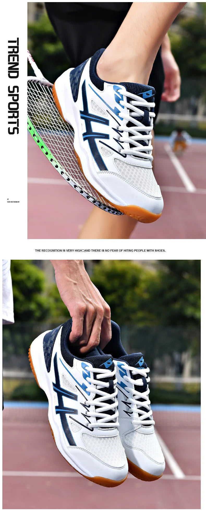 TaoBo New High-Quality Men's Badminton Shoes Size 36-45, Tennis Shoes, Outdoor Sports Pro Handball Sneakers for Men and Women
