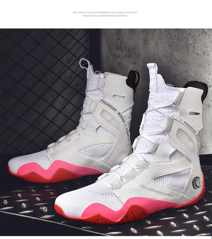 2026 Men Boxing Shoes Classic Training Outdoor Sneakers Sports Professional Fitness Wrestling Shoes Equipment Original Boxing Boots