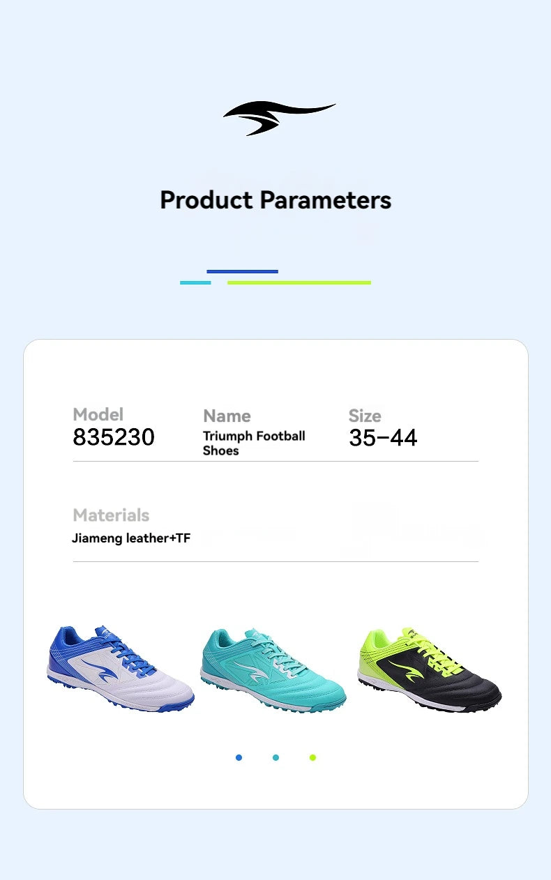 SUNAIS Men's Training TF Soccer Shoes Artificial Grass Anti-Slippery Youth Football Shoes AG Women's Sports Training Shoes 835230