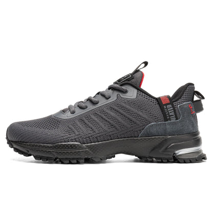 Baasploa Men's Running Shoes Brand, Male Designer Mesh Casual Sneakers, Lightweight Lace-Up New Male Outdoor Sports Tennis Shoes