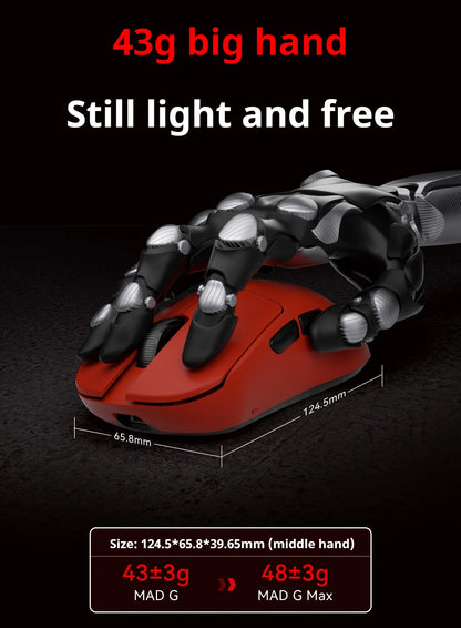 FGG Madlions Mad G Pro Max ultraleichte kabellose Maus Original 8K HZ Dual-Mode mit niedriger Latenz PAW3395 Gamer-Zubehör Geschenke