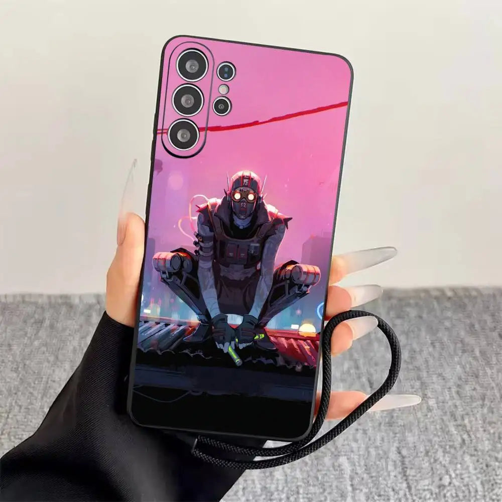 Apex Legends  Phone Case Black Silicone Soft For Samsung S25,S24,S21,S22,S23,S30,Ultra,S20,Plus,Fe,Lite