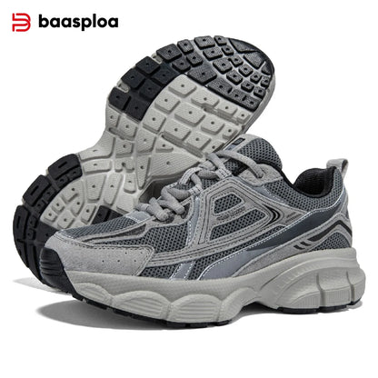 Baasploa Women’s Running Shoes Fashion Lightweight Mesh Non-Slip Jogging Sneakers Female Outdoor Breathable Colorful Casual Shoes
