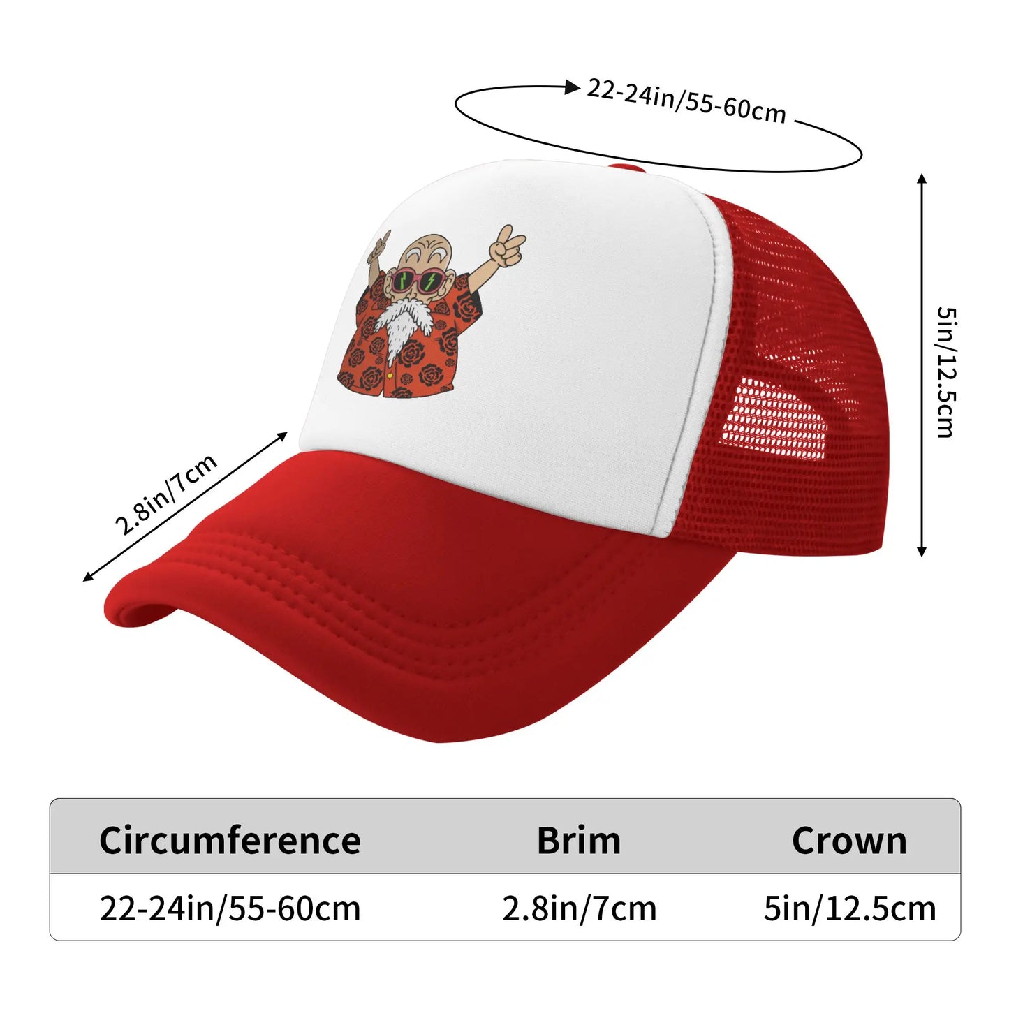 Adult Dragon Ball Trucker Caps Mesh Baseball Caps Snapback Caps Japan Anime Hat Trucker Worker Cap Breathable Dad Hat Summer