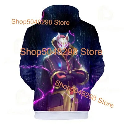 Hoodie-Sweatshirt für Herren, Damen und Kinder – The Nite Victory Kinderbekleidung, Battle Royale Sweatshirt, Oberteile für Jungen und Mädchen, Hero Teen Kleidung