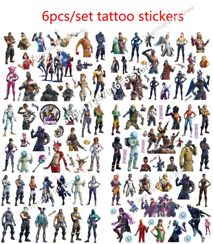 Set da 8 pezzi 10cm Fortnite Giocattoli Action Figure Modello Game Battle Royale Bambola Giocattolo Cool per Bambini e Ragazzi Regalo Divertente per Compleanno e Natale