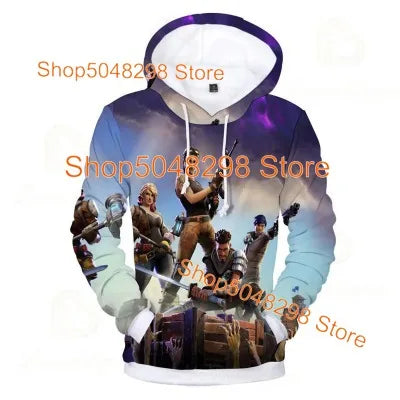 Hoodie-Sweatshirt für Herren, Damen und Kinder – The Nite Victory Kinderbekleidung, Battle Royale Sweatshirt, Oberteile für Jungen und Mädchen, Hero Teen Kleidung