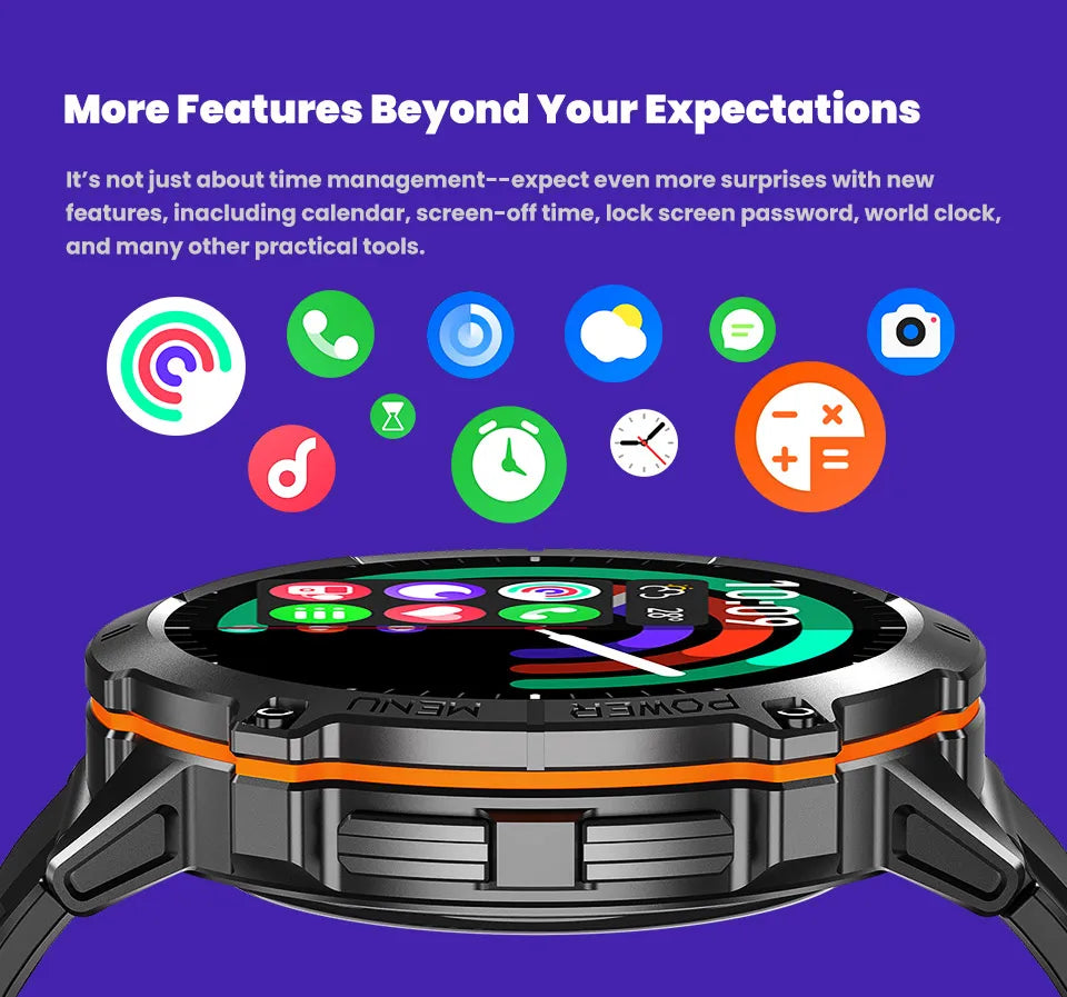 2026 New Military TANK X3 Smartwatch für Herren, 1000mAh Akku, 10ATM wasserdicht zum Schwimmen, GPS-Route, 1.75" AMOLED HD, Anrufe, Sport-Smartwatch
