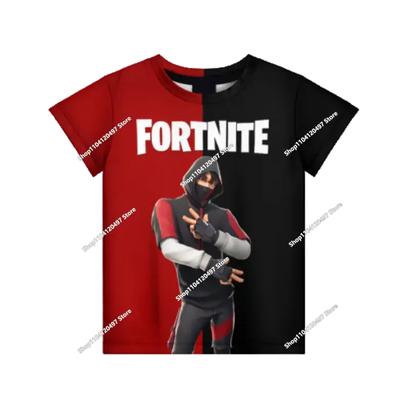 Детски аниме суитшърт с качулка Fortnite, мъжки streetwear хип-хоп спортен стил, ежедневен свободен суитшърт за навън, модерен дизайн