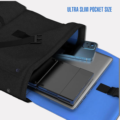 Folding Travel Keyboard with Touchpad &Display,Foldable Bluetooth Keyboard for Windows iOS Android,Multi Device Keyboard