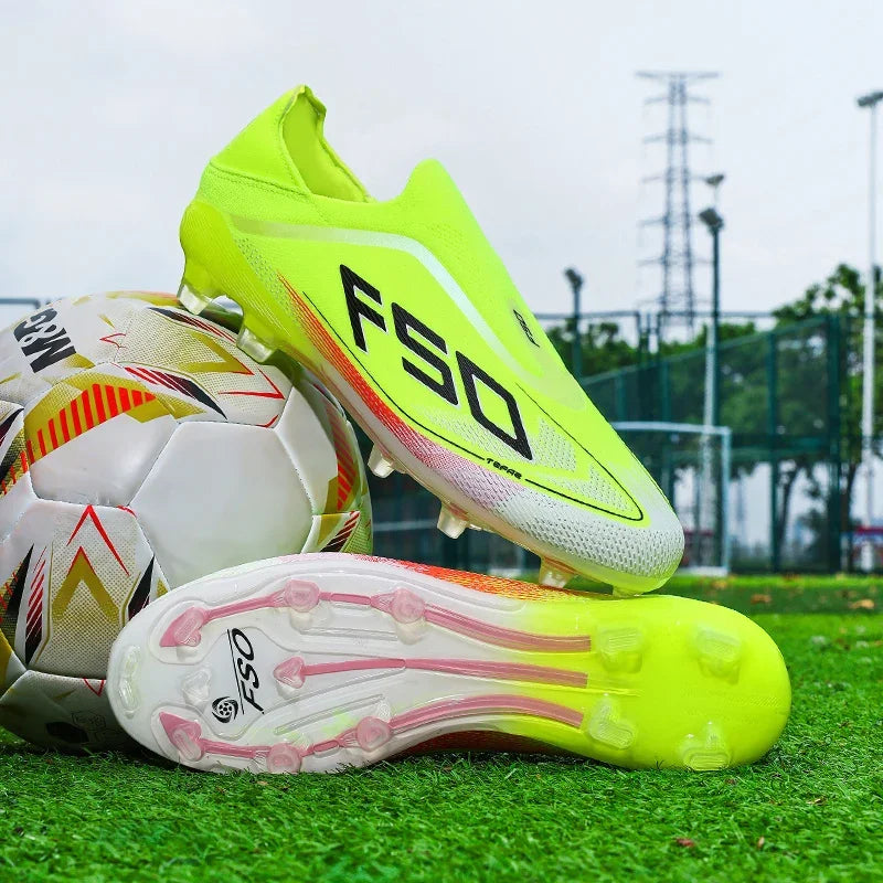 New Men’s Football Boots High-Quality Soccer Shoes Sneakers Match Indoor Non-Slip Grass Cleats High-Top Futsal Hot-Selling Outdoor