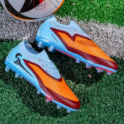 New Men Football Boots Outdoor Sport Boys Long Spikes Non Slip Breathable Match Training Cleats Soccer Shoes Adult Comfortable