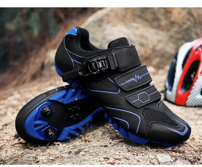 Unisex Hard Sole Cycling Shoes – 4-Season Road Bike Lock Pedal Shoes for MTB Outdoor Sports