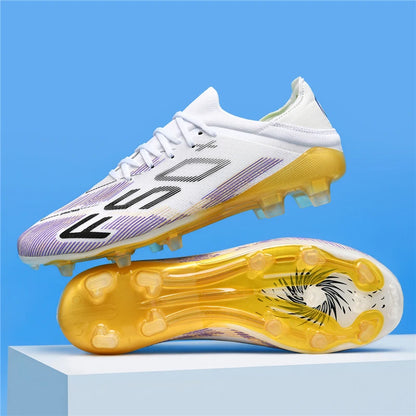 New Men's Soccer Shoes High-Quality Cleats Football Boots Sneakers Hot-Selling Indoor Futsal Non-Slip Match Grass High-Top Outdoor