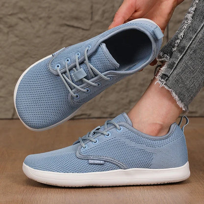 Women's Walking Flat Shoes Soft Mesh Suitable for Travel Wide Palms Lightweight Support Fitness and Leisure Sports Shoes for Men