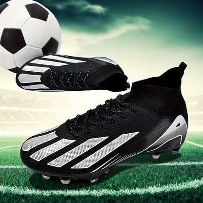 New Men Football Boots Cleats Boys Ultralight Sport Soccer Shoes Adult Professional Non-Slip Comfortable Training Match Grass