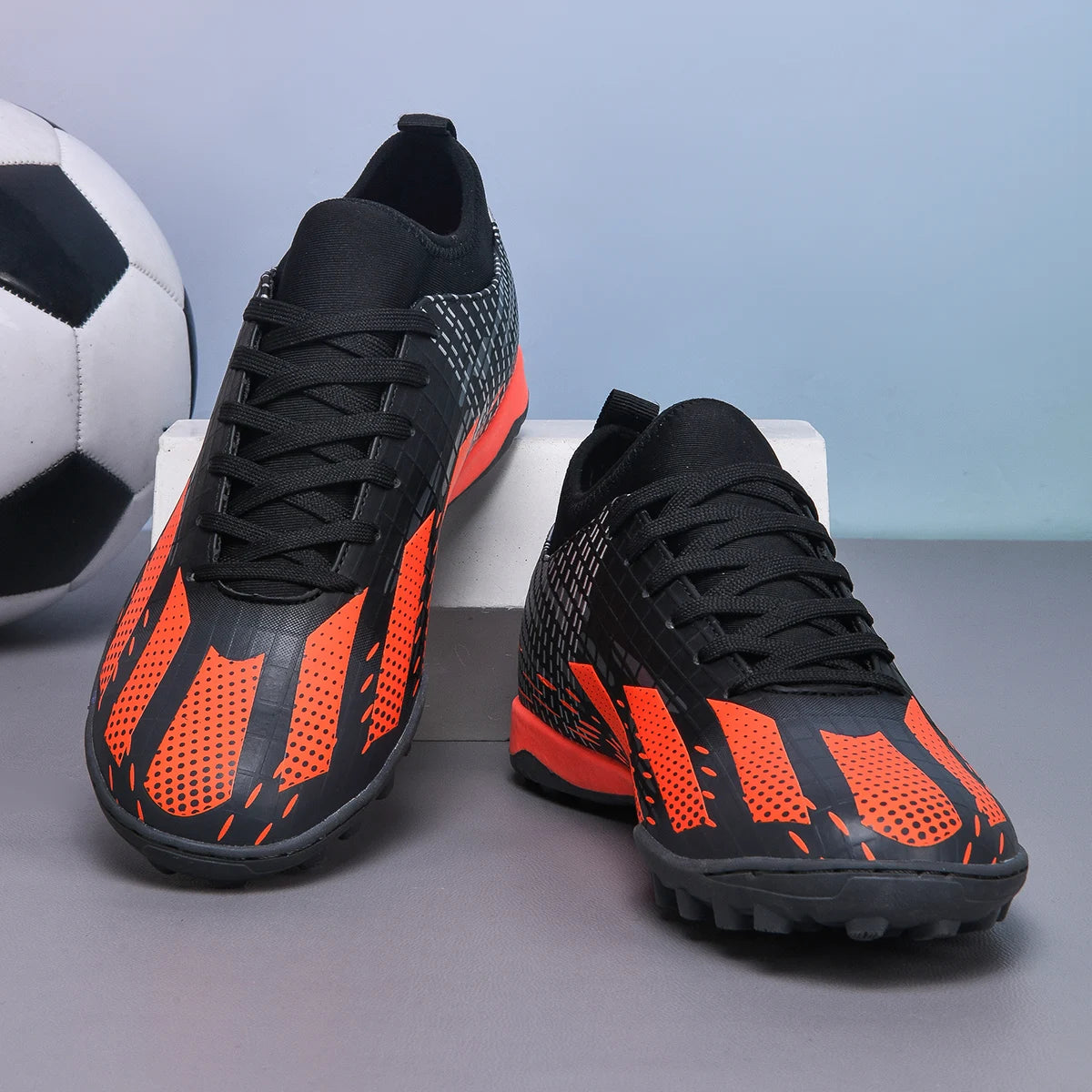 New Men Soccer Shoes Futsal Indoor Football Boots Sport Match Training Kids TF Cleats Grass Ankle Hot-selling High-quality Light