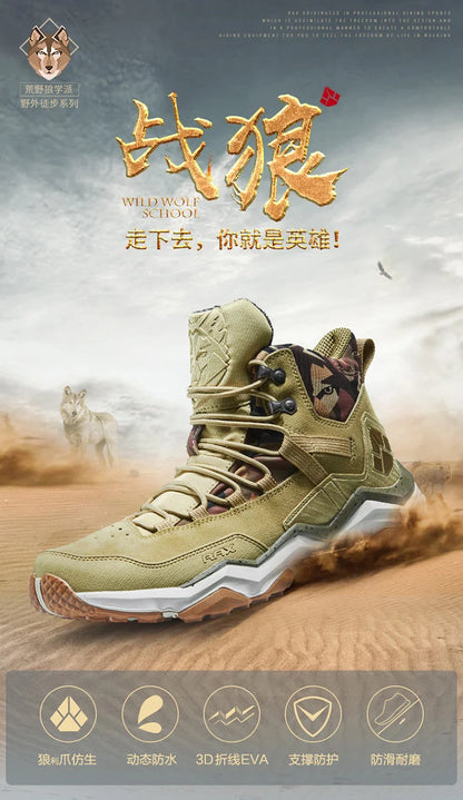 RAX Women Hiking Boots Waterproof Trekking Shoes Lightweight Mountain Climbing Boots Antislip Outdoor Sports Shoes Tourism