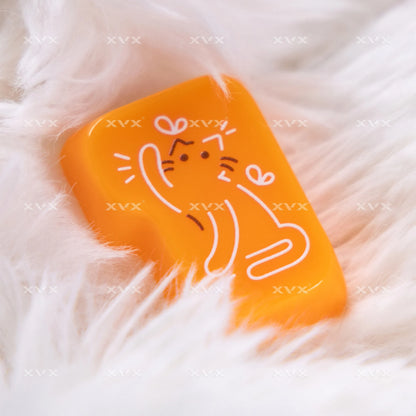 Keycaps XVX 148 Teclas Tema Gato Perfil MAO Keycap Coreana Brilhante e Fofa para Teclado 61 64 68 78 87 96 98 104 108
