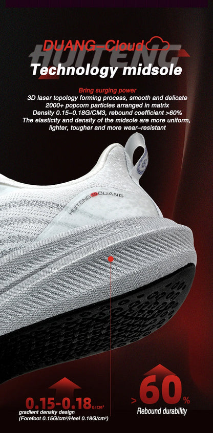 Zapatillas deportivas impermeables DUANG para hombre y mujer, zapatillas de running para maratón, calzado casual para atletismo al aire libre, antideslizantes