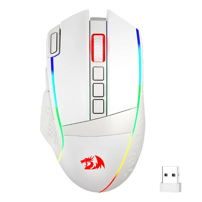 Redragon M991 kabellose Gaming-Maus, 26000 DPI, 3 Modi, 9 Makro-Tasten, RGB-Hintergrundbeleuchtung, Schwarz