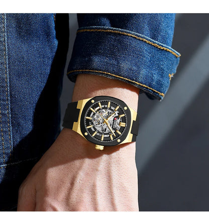 2025 CURREN New Men Mechanical Watch Luxury Sapphire Glass Automatic Watch 41MM Stainless Steel Watch for Men