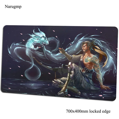 Tappetino mouse Overwatch 700x400x3mm, tappetino gaming anime con personalità per ufficio e notebook, tappetino da scrivania, regalo per ragazzo, pad mouse per giochi PC gamer