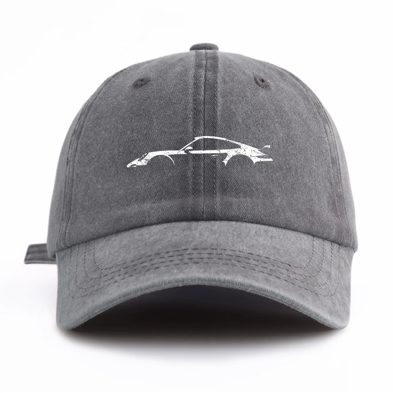 1pc 911 Print Washed Baseball Cap for Adults,  Minimalist Retro Style Casual Soft Adjustable Dad Hat, Perfect As Gift