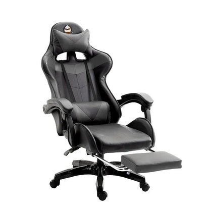 Sedia gaming, poltrona gaming, sedia da ufficio regolabile in altezza con funzione reclinabile regolabile, orecchie da gatto e cuscini