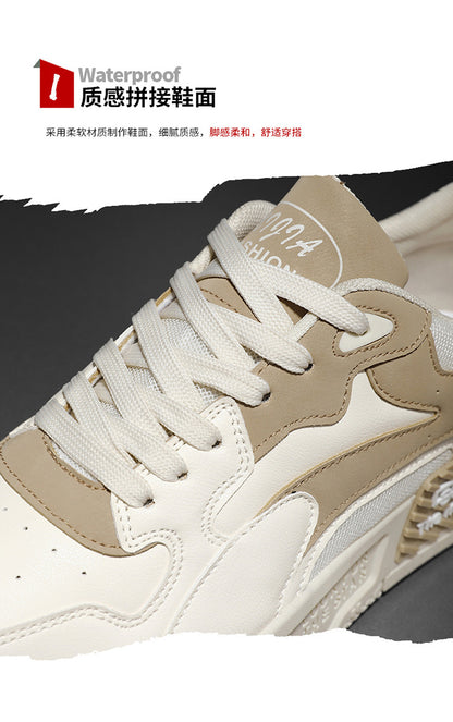 New Autumn Men’s Sneakers Comfortable Platform Shoes 2023 Trend Lace-up Vulcanized White Casual Sneakers Zapatillas