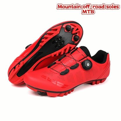 Herren-Mountainbike-Schuhe MTB, atmungsaktiv, rutschfest, hohe Härte, geeignet für Outdoor-Straßenrennen und Mountain-Offroad-Fahrten 37-46