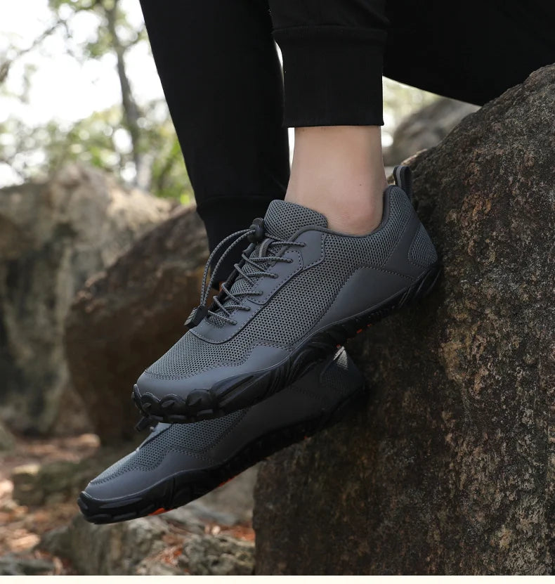 Men Barefoot Hiking Shoes Breathable Outdoor Sports Climbing Shoe Trekking Sneakers Non-Slip Comfort Man Casual Jogging Footwear