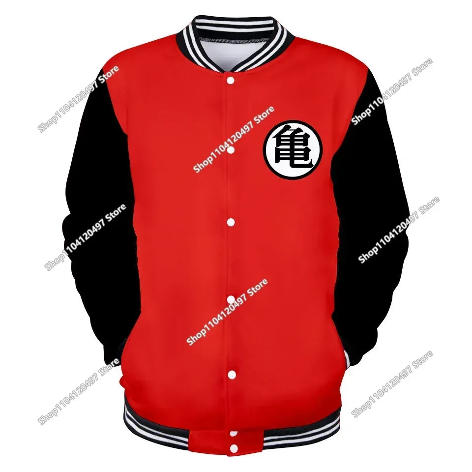 Dragon Ball Goku Kid Men Zipper Hoodie Cartoon Japan Style Anime Women Sweatshirt 2025 New Fashion Children Jackets Coat