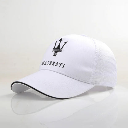 Für Maserati Baseballcaps für Herren und Damen, bestickt, verstellbar, Hip-Hop-Sonnenhut für Outdoor-Sport, Wandern, Laufen, aus Baumwolle, Geschenk, Radkappe