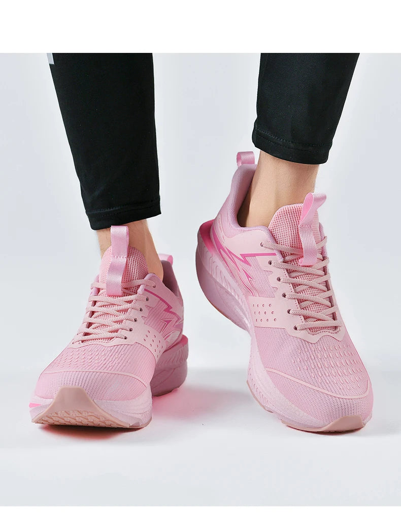 Scarpe sportive da running da uomo per maratona, con cuscino d’aria, traspiranti, leggere e confortevoli, sneakers atletiche outdoor da donna per jogging e tenis