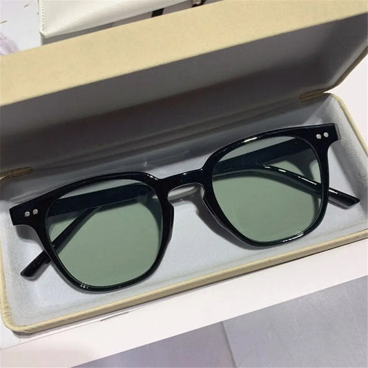 Vintage Square Sunglasses Women Men Luxury Brand Small Round Sun Glasses Female Designer Small Eyewear Oculos De Sol Male Female