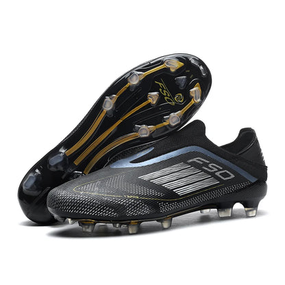 New Men Football Boots ComfortableSoccer Shoes Match Training Boys Non Slip Long Spikes Breathable Adult Cleats Outdoor Sport