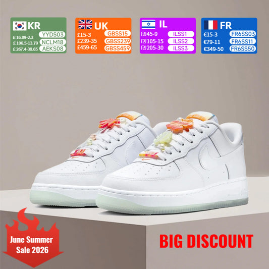 Nike Air Force 1 Women's Skateboarding Sneakers with Slip-Resistant, Durable, and Cushioned Soles IB8875-111