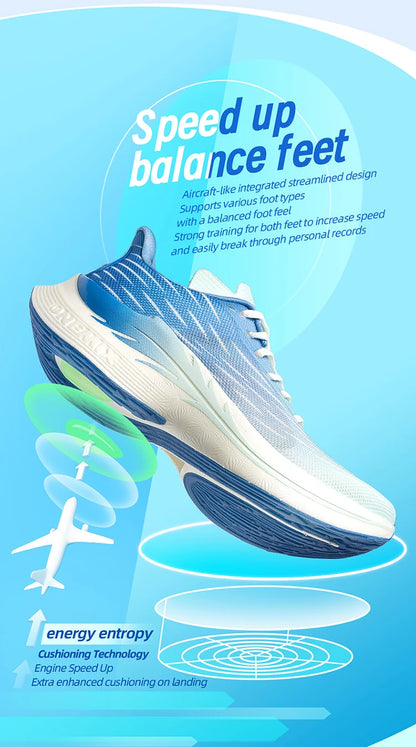 Onemix 2026 Wind Wings Breathable Speed Running Shoes for Men, Marathon Sports Casual Shoes for Women, Lightweight Men’s Outdoor Jump Rope Shoes